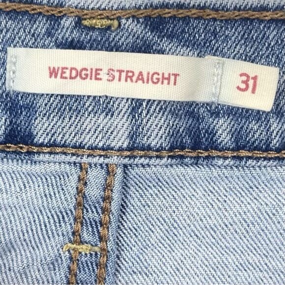 LEVI'S WEDGIE STRAIGHT FIT JEANS BRIDGE OF BELFLOWER 31 - Picture 12 of 12